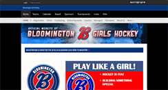 Desktop Screenshot of bloomingtongirlshockey.org