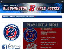 Tablet Screenshot of bloomingtongirlshockey.org